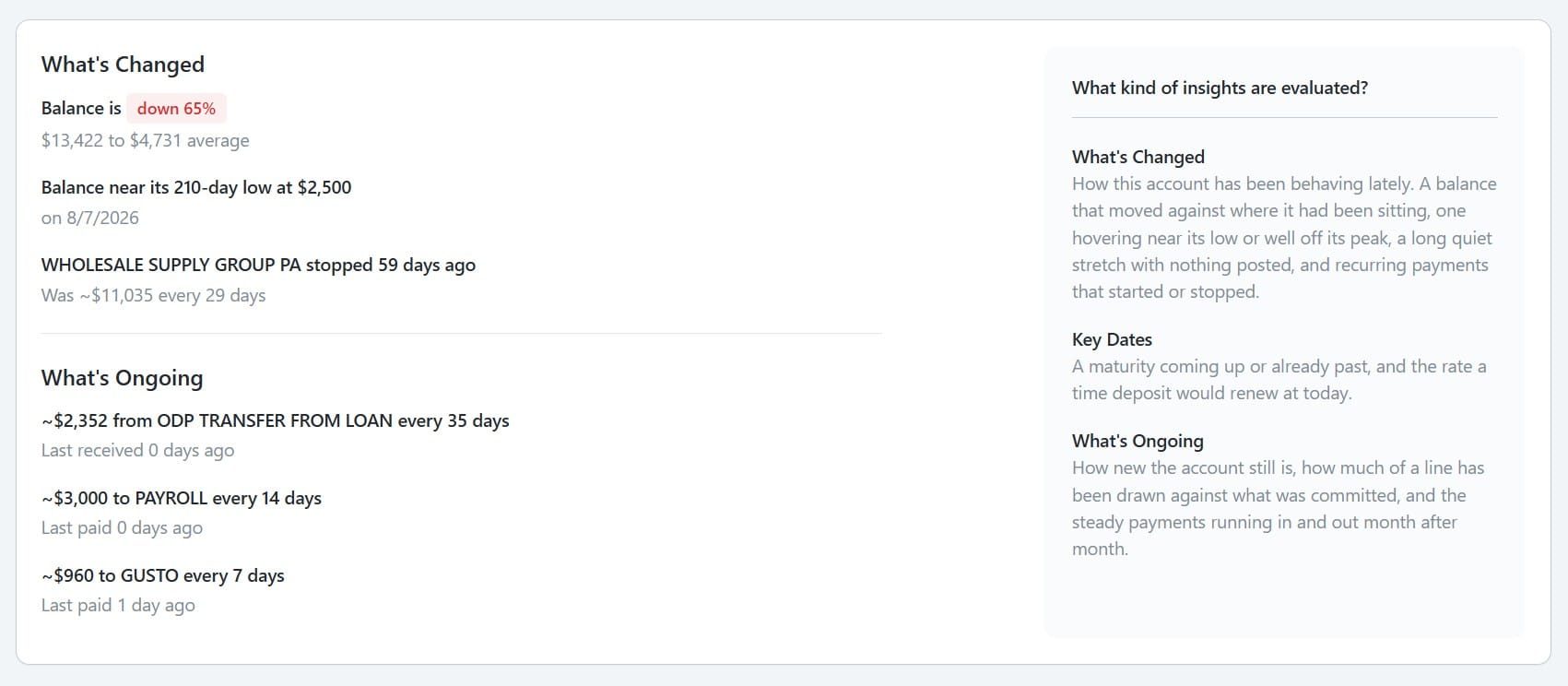 BNControl - CRM - Account Insights