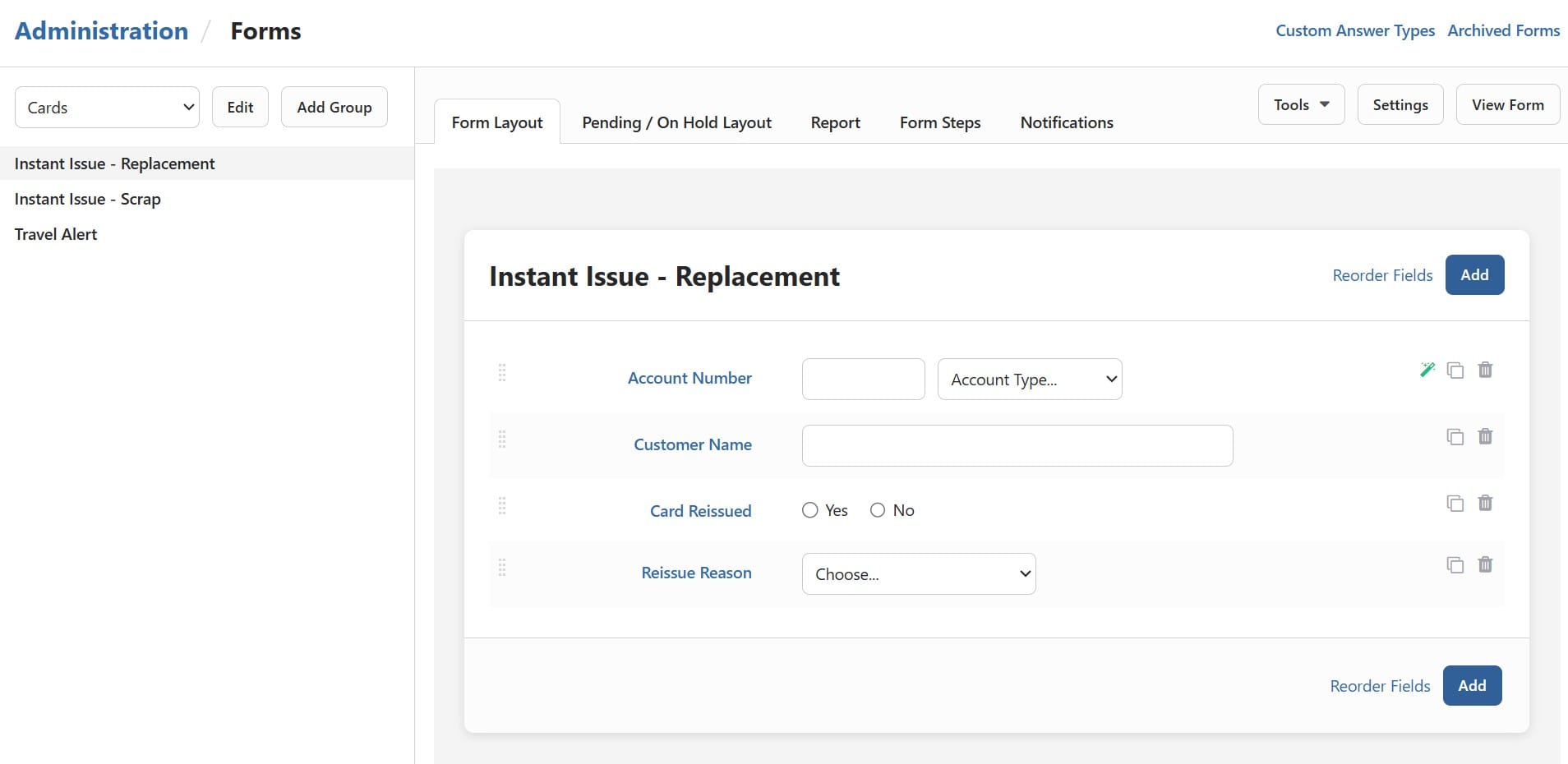 BNControl - Flex Forms - Form Builder