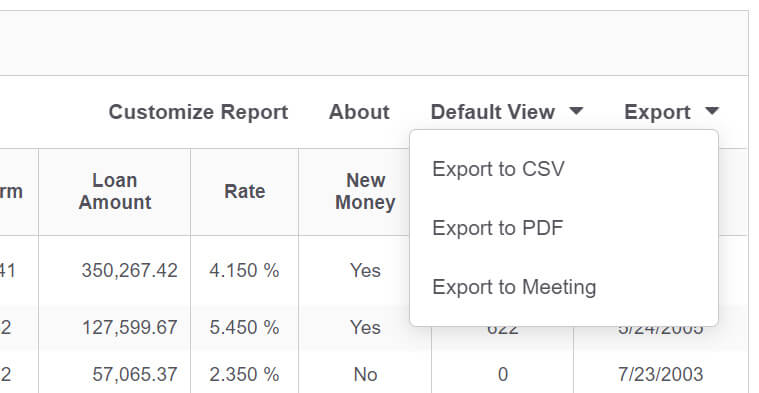 BNControl - Flex Reports - Export